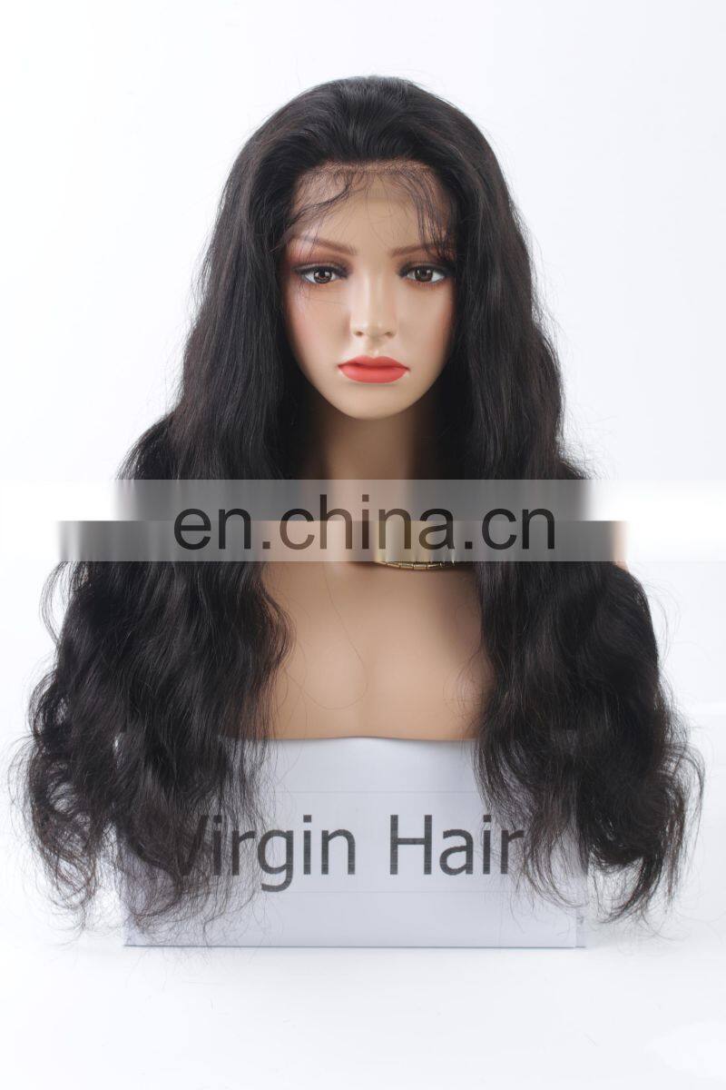 Cheap human hair wigs for black women middle part wigs