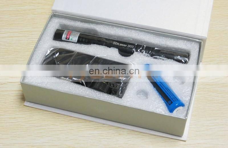 Adjustable Powerful SD 303 Focus Burning Green Laser Pointer Light Lazer Pointers Pens