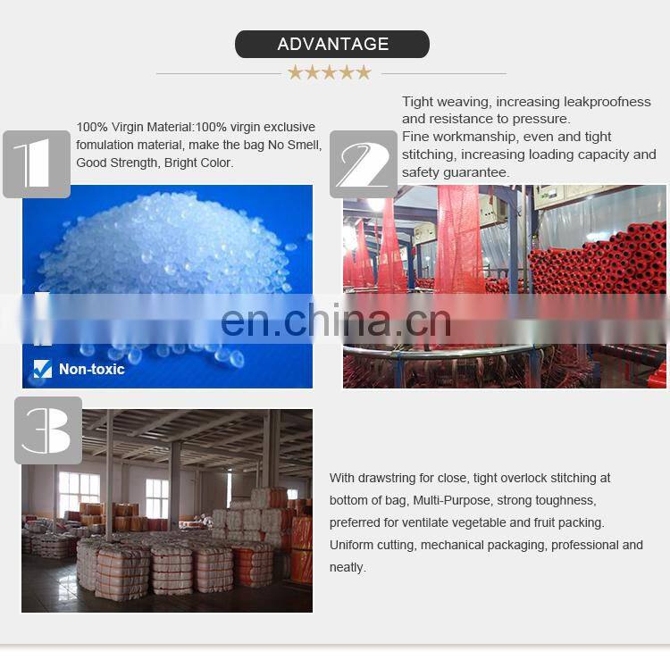 China Factory Raw Material Packing Onion Net Bag