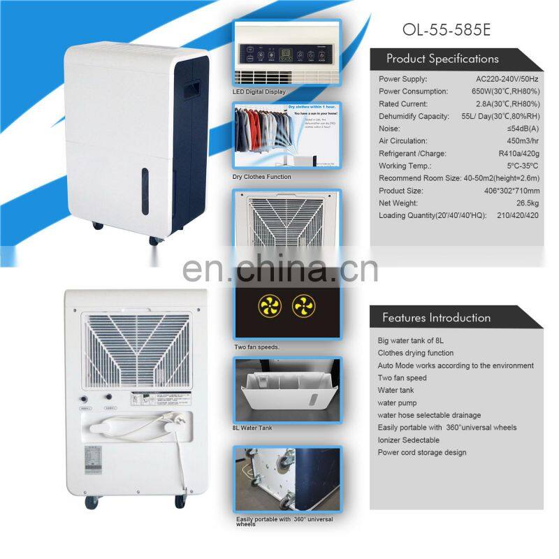 whole house easy home use air purify dehumidifier