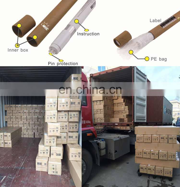 high quality ce rohs 4 foot 18w t8 led tube light fixtures