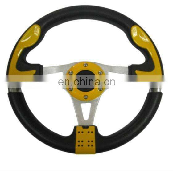 Hotsale high performance of car white wood steering wheel