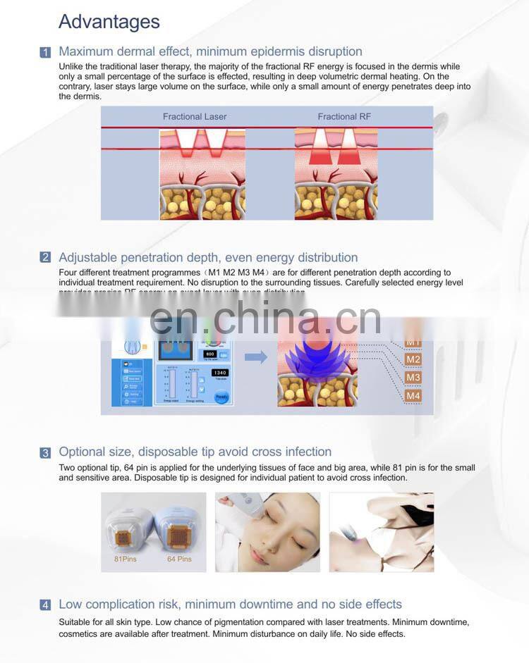Great quality rf fractional micro needle / fractional rf microneedle / fractional rf