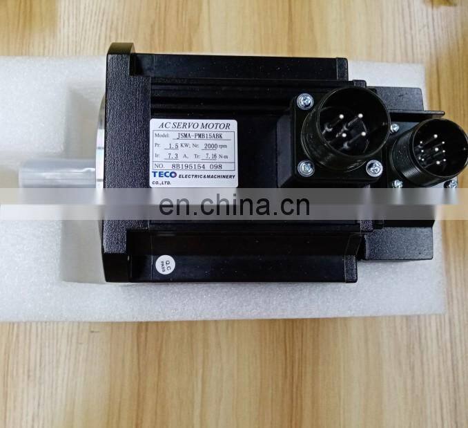 Cheap Teco Original JSDEP 50A3+ JSMA PMB15ABK 1.5kw Servo Motor for Injection Machine