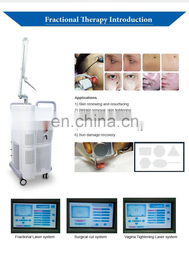 RF Tube Vaginal Tightening CO2 Fractional Laser Tattoo Removal Machine