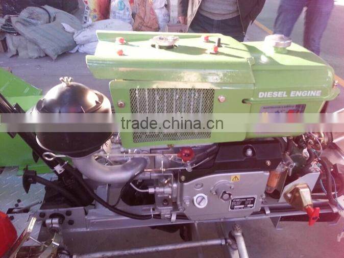 2015 NEW DESIGN with plow and attractive price farm machinery mini tractor 12 hp