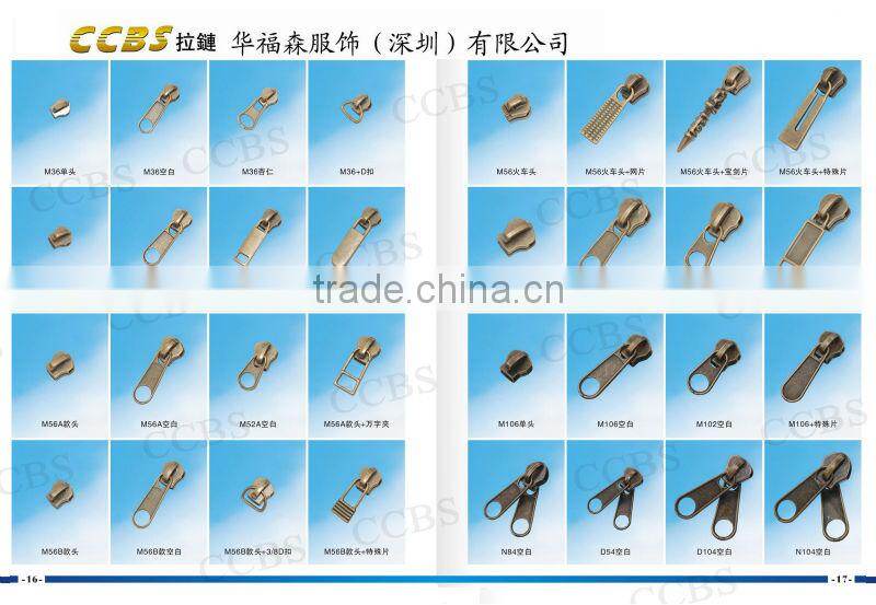 No.5 Metal Auto Lock Nickel Slider