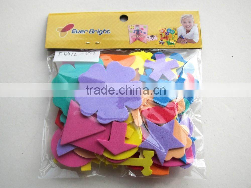 hot sale EVA christmas party decoration, high quality EVA sticker book chritsmas supplies