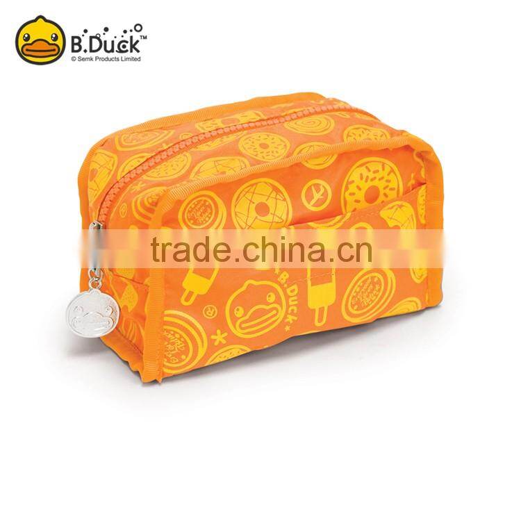 Animal printing cosmetic bag plain canvas women use nylon cosmetic bag