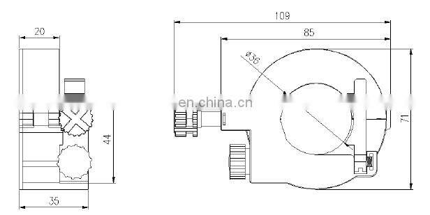 Acrel AEW100-D20X/TN wireless energy meter Lora 470NHZ with Temperature measurement