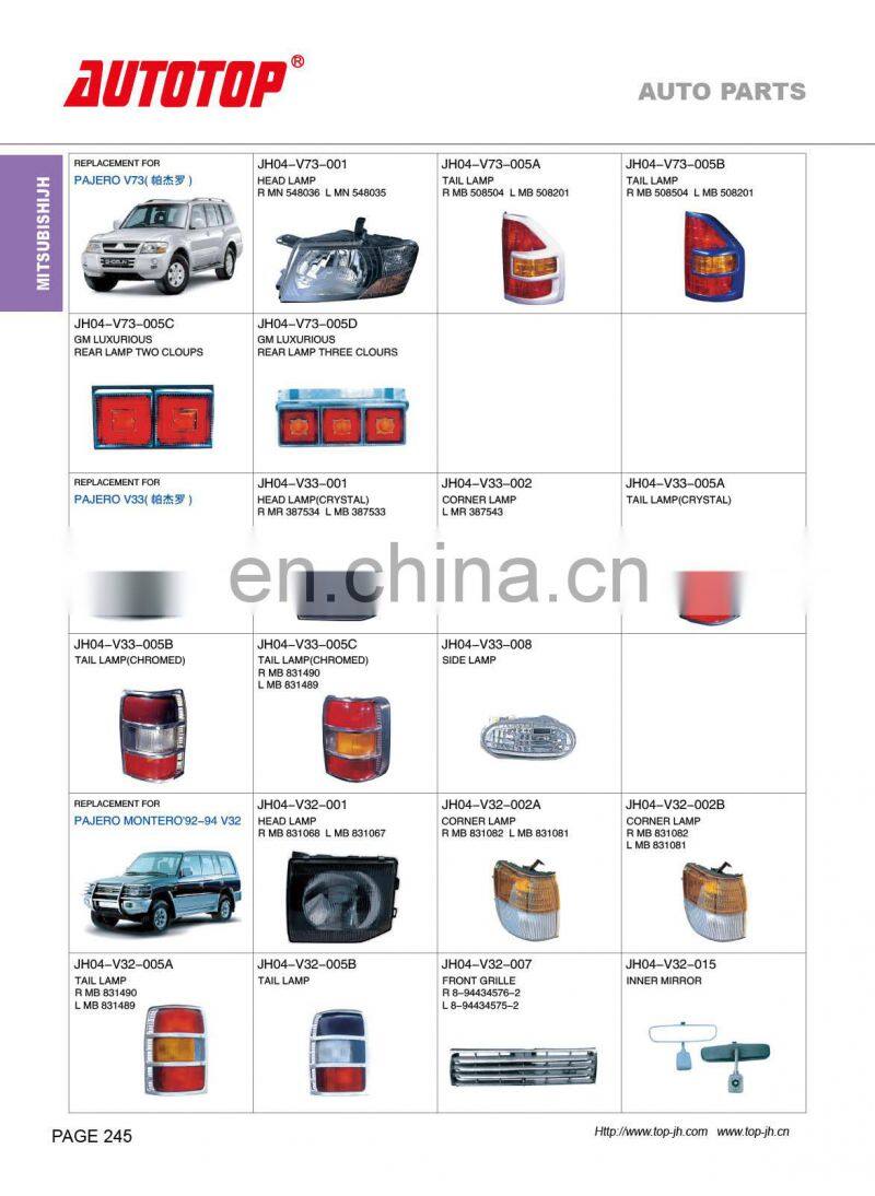 CARVAL/JH/AUTOTOP AUTO PARTS FOR MITSUBISHI PAJERO V73/V33