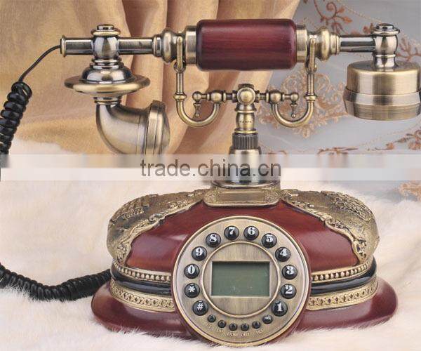Decorative porcelain antique corded telephone