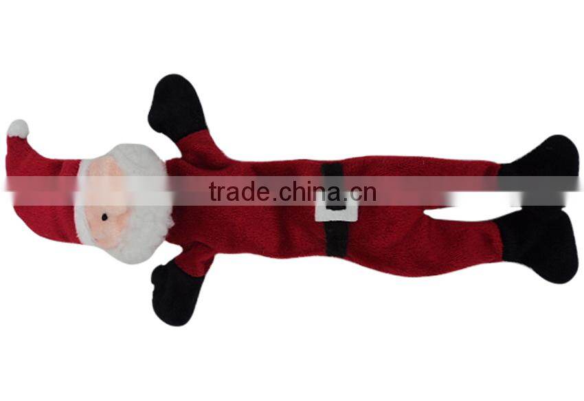 New design squeaky plush dog toys Santa Claus