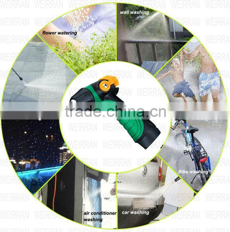 (74241) flexible garden rotary thumb control plastic air atomizing spray nozzle