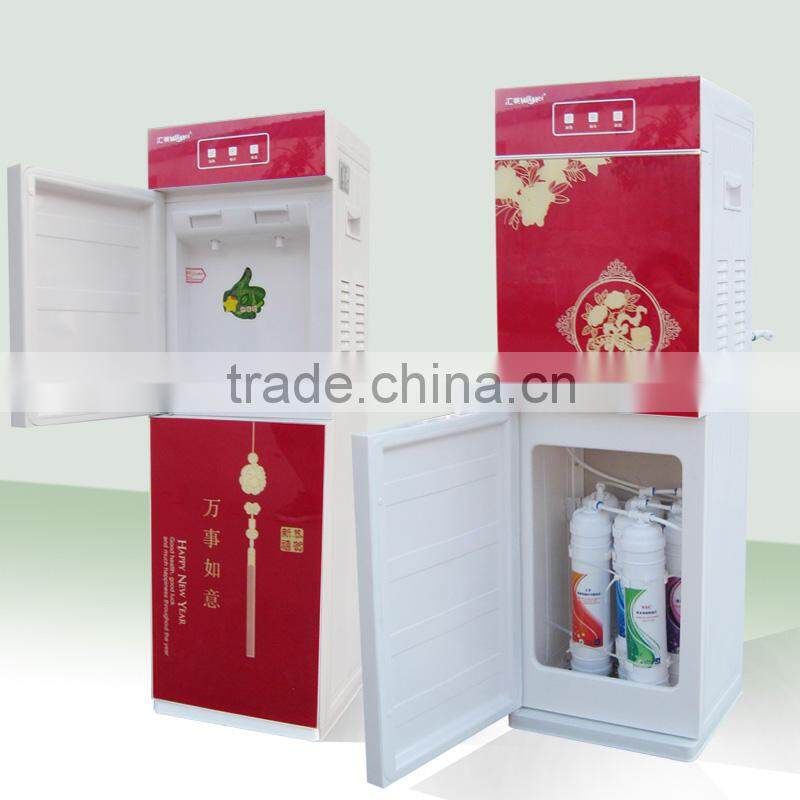 Direct drinking hot cold water dispenser with 7 stage purification system,reverse osmosis water dispenser