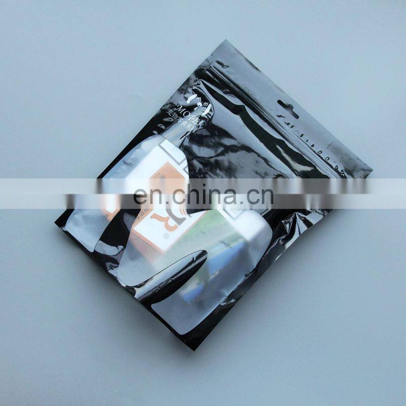manufacturer clear bag pet self-supporting plastic bag perforated zipper wholesale custom printing dog food bag