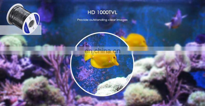 30M 1000TVL Fish Finder Underwater Fish Finder with 7.0 Inch Display Professional Fishing Camera 15 Infrared Bulbs 15 White LEDs