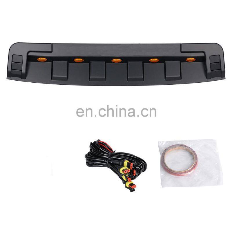 Hood trim plate with light For FJ Cruiser 07+ Engine decoration panel for FJ auto parts