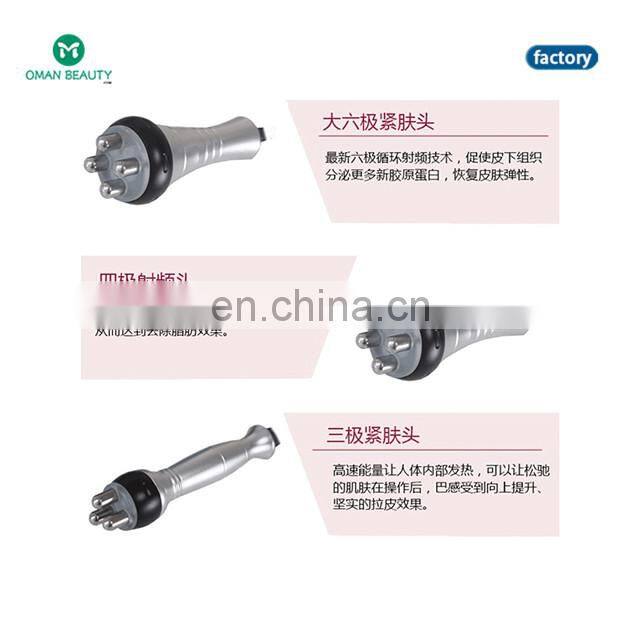 6 in 1 RF Cavitation Slimming Machine Weight Loss Fat Removal Face Lifting Machine