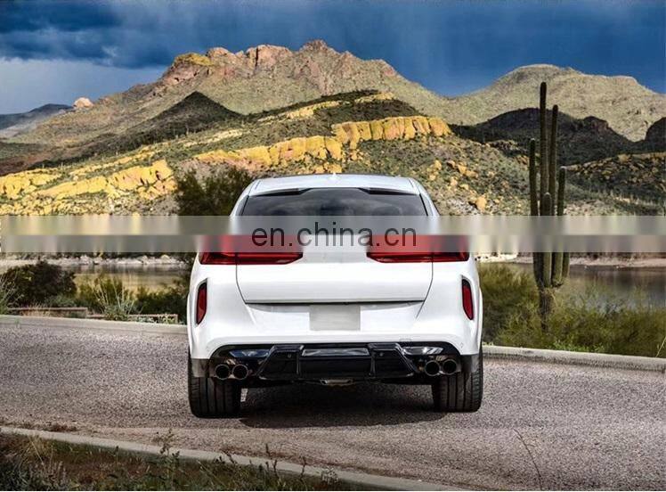 Runde Exceptional Quality Kit For 19-21 BMW X6 G06 Upgrade F96 X6M Body Kit Front Bumper Rear Bumper Wheel Eyebrow Fog Lamp