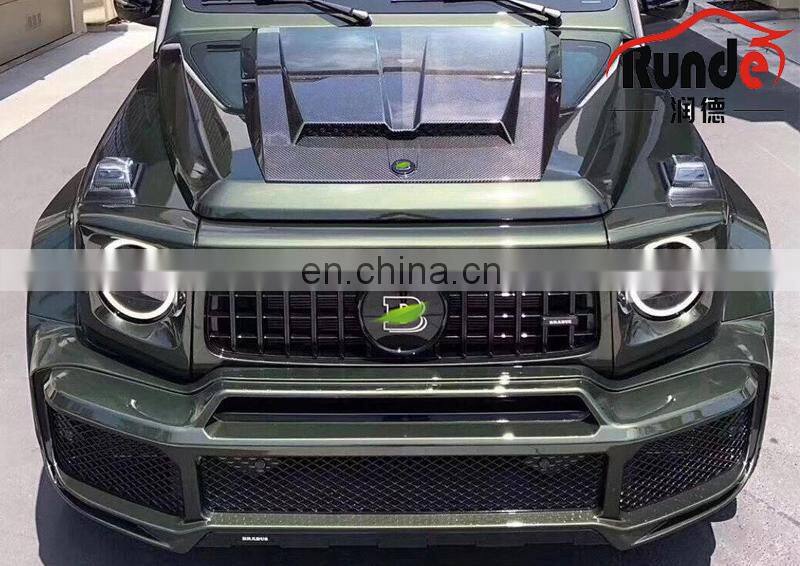 Runde Auto Accessories Body Parts Carbon Fiber Engine Bonnet Hood For Mercedes-Benz G-Class engine bonnet hood