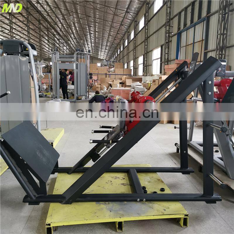 Hammer Strength Hack Squat Leg Press Machine Commercial Gym Equipment Plate Loaded Squat Machine