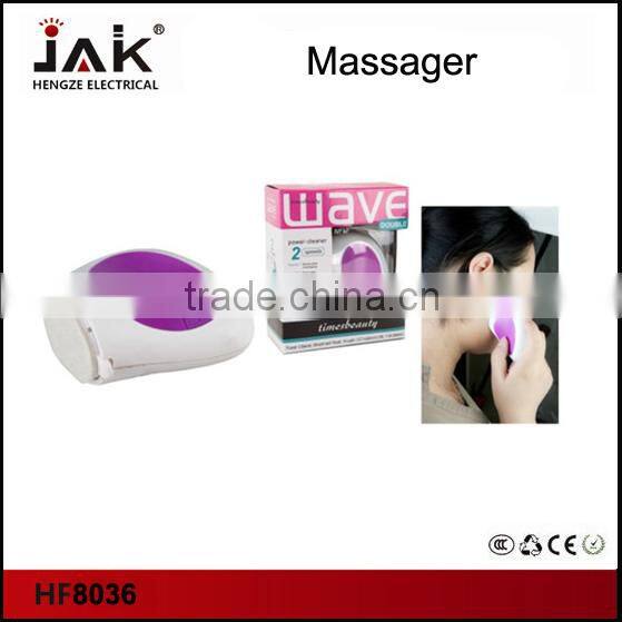 JAK HF8036 CE and RoHS certificated 2 speeds face washing facial massager