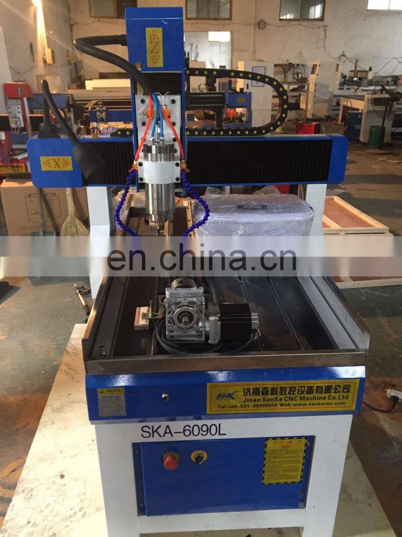 Small 6090 cnc milling machine for metal aluminum stainless steel