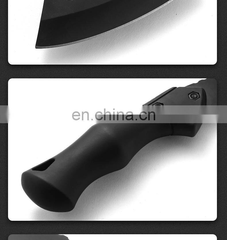 All black innovative multi-functional axe outdoor camping survival tool Axe hammer rubber handle anti-skid