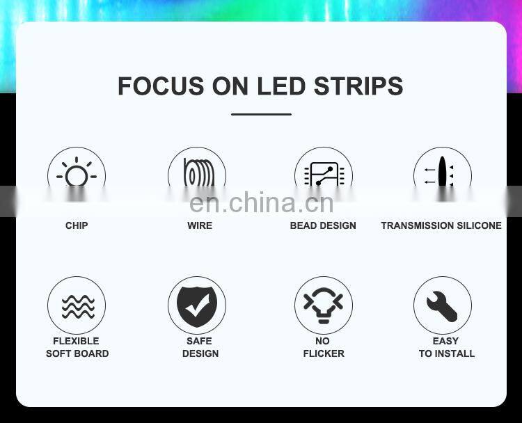 Smart Wifi Waterproof Neon RGB Led Strip Lights Kit