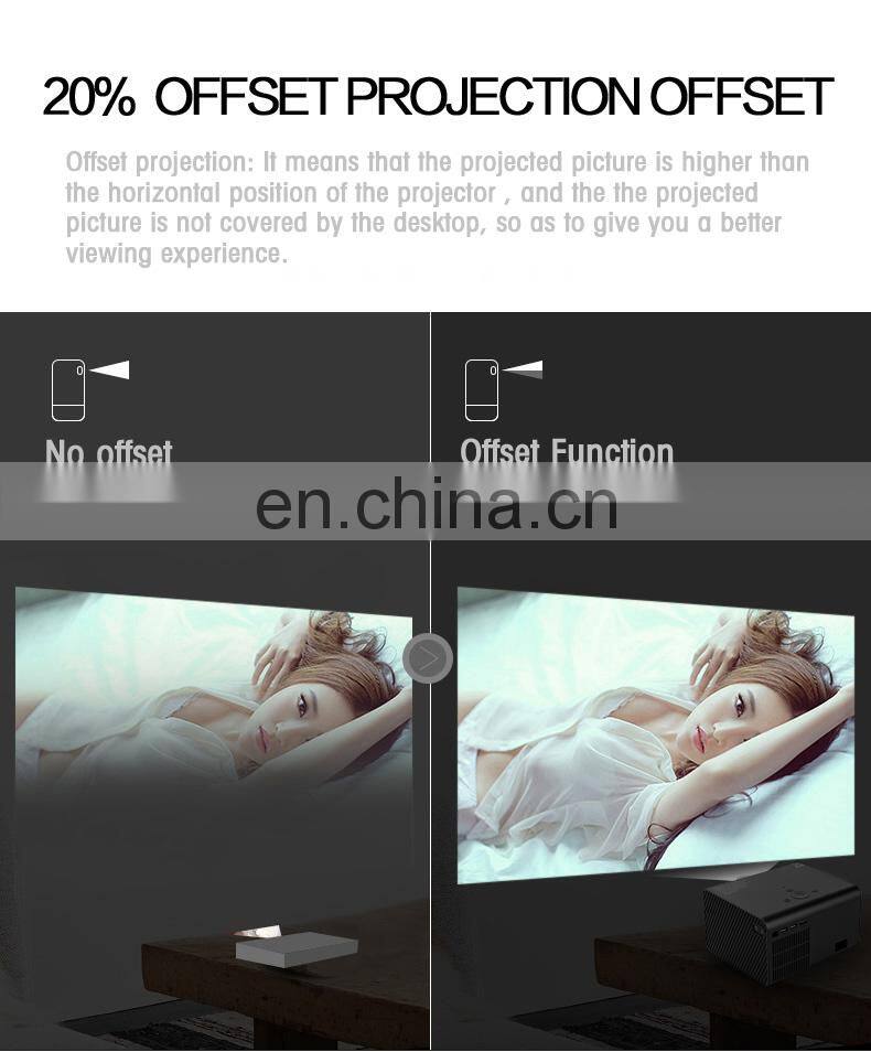 UNIC T10 Mini Portable Projector 3500lms 1280*720 Full HD LED Home Cinema Miracast/Airplay Projector1080p