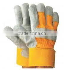 split leather safety gloves