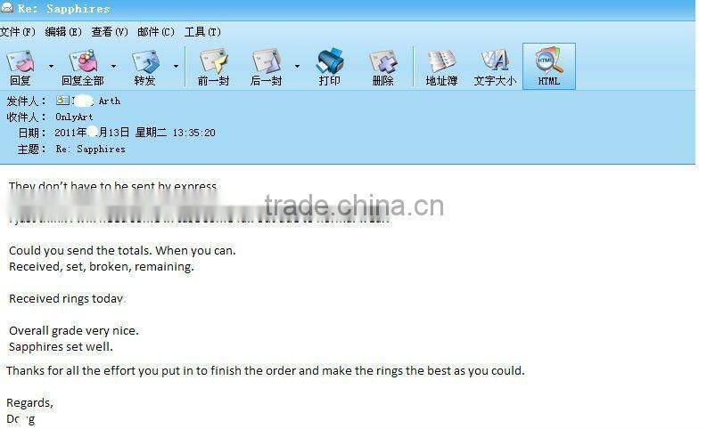 best price metal class ring /designer jewelry