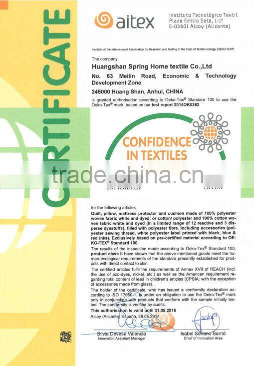 2016 hot sale new design blanket quilted with softextile fabric