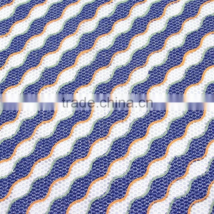 Wholesale polyester cotton water souble 130cm guipure lace fabric for lady dress, curtain, etc