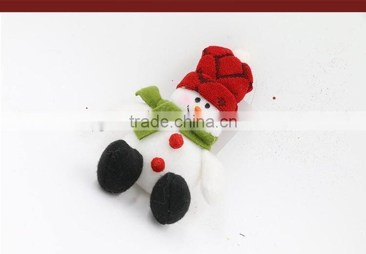 Xmas Tree Decoration Snowman Plush Home Decoration Hanger Table Ornament New Year