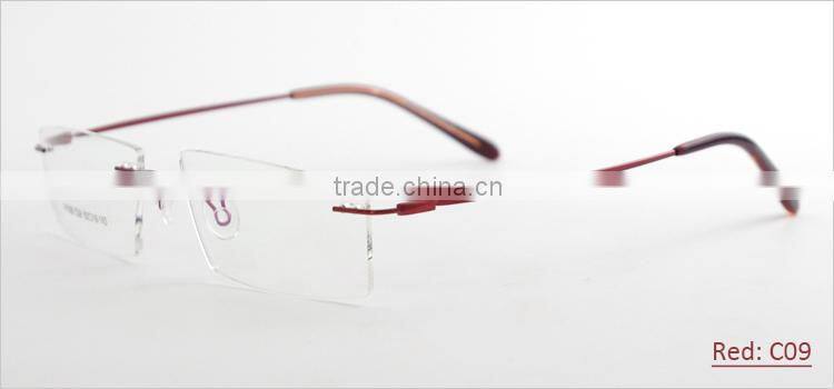 New Designer Rimless Metal Most Popular Eyeglasses Frame
