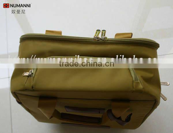 high quality fashion waterproof light lady's travel trolley laptop bag