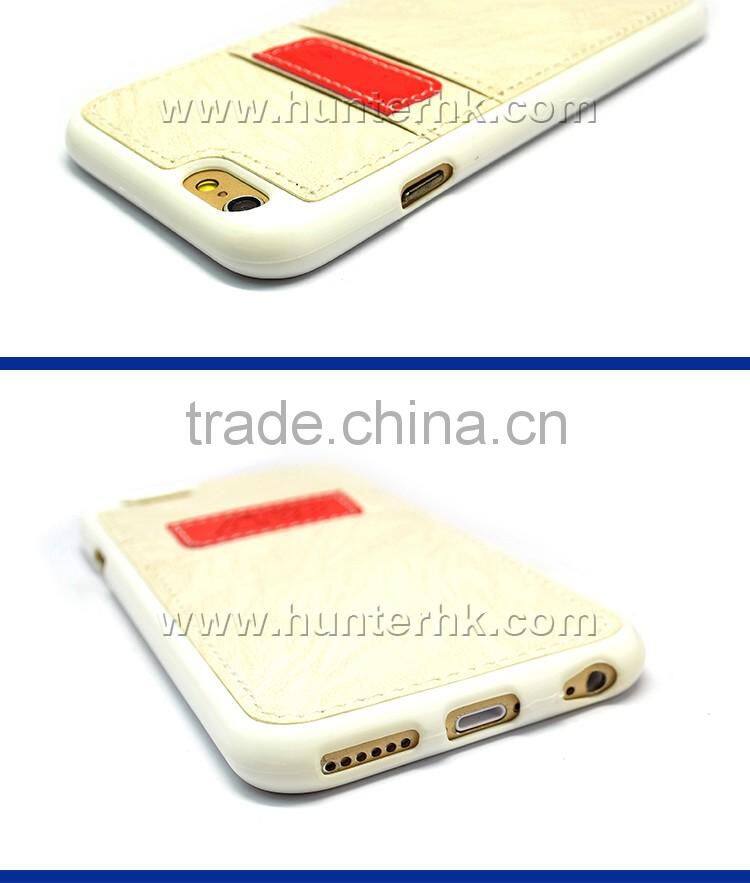 Back Card Slot TPU Gel For 6S Case