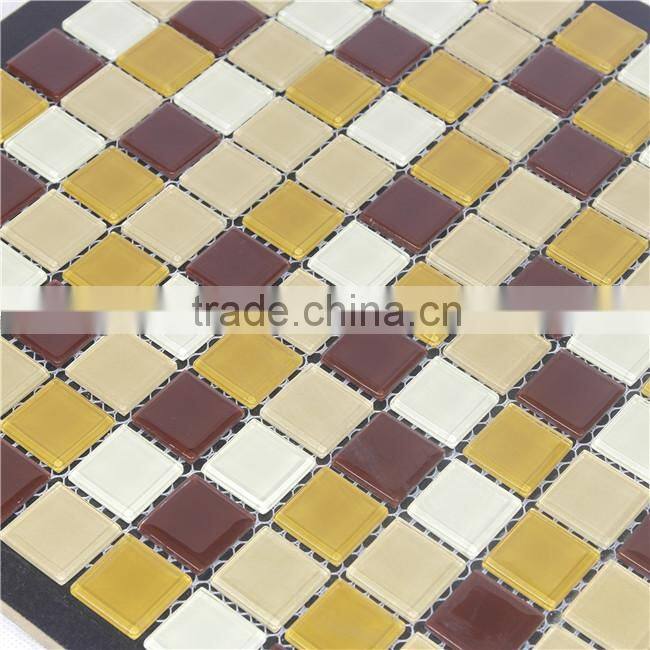 blended color glass mosaic tile