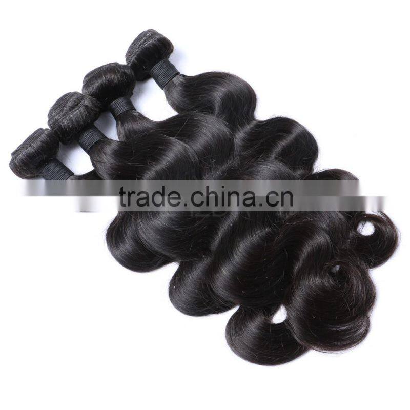 Cheap wavy grade 7a unprocessed virgin malaysian remy body wave human virgin hair weave