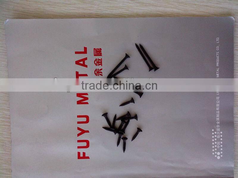 black phosphated drywall screws factory