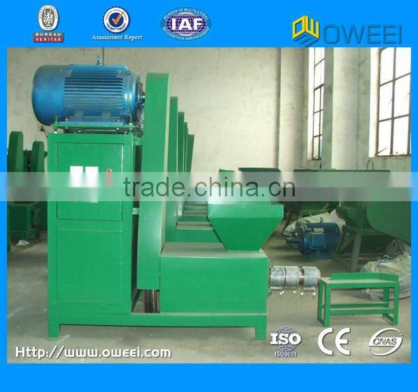 2015 screw type sawdust charcoal briquette making machine