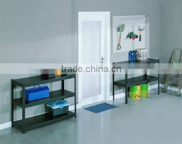 Warehouse bolt-free angle iron shelf and storage