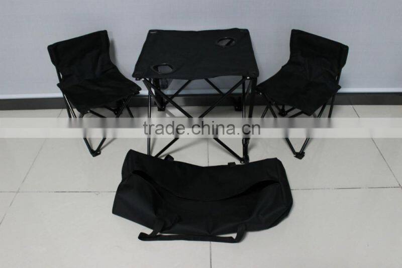 Camping set big size (2pcs of chair without armrest , 1pcs of table and 1pcs of out bag)
