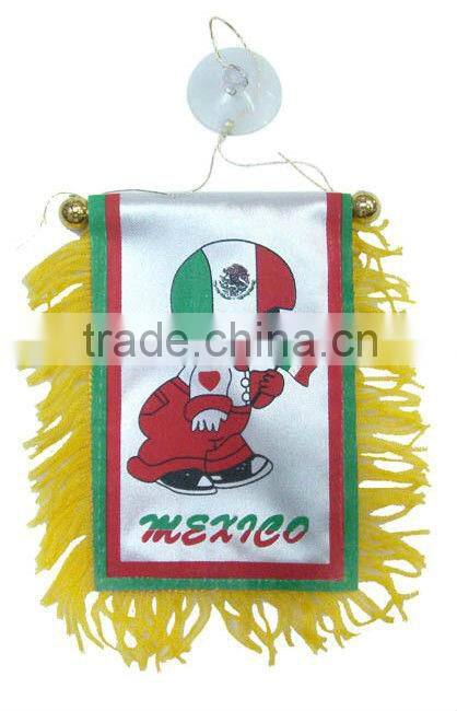 BRAZIL car flag,Newest style custom logo magnetic car flag,cheap custom car flag