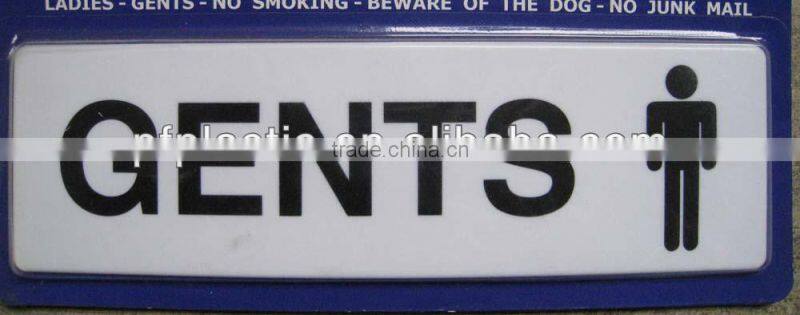 Plastic Self adhesive Signboard PP material Printing