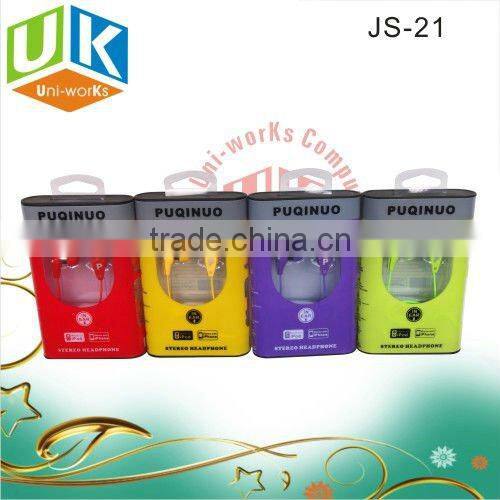 For iphone cut mp3 stereo earphone