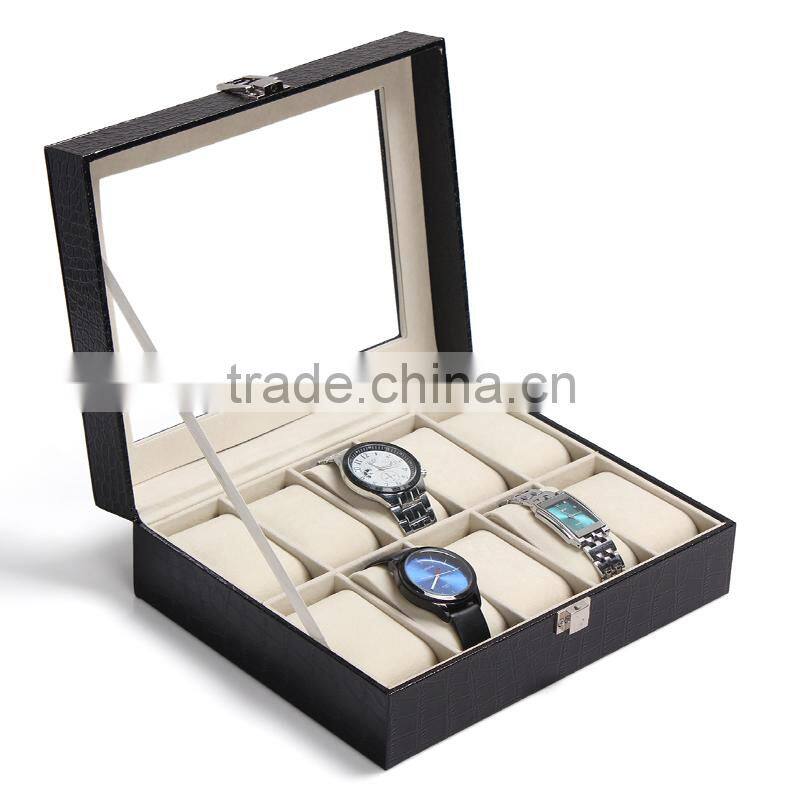 C102 ANPHY Leatherette High Quality Watch Display Box 10 units