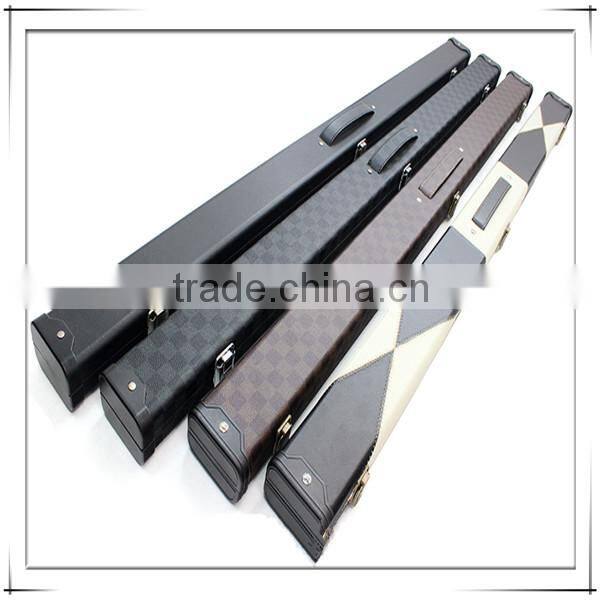 Professional Billiard Cue Case, 1/2 Joint Pool Cue Case, Billiard Leather Case